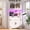 White, variant on 71" Pantry Cabinet with LED Light & Outlet, Tall Kitchen Pantry Storage Cabinet with Microwave Stand, DIY Pegboard, Drawer and Adjustable shelf, Kitchen Hutch for Dining Room, Black and Rustic