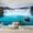 Color 4, variant on Wallpaper Majestic Waterfall Turquoise Rapids Rocky Cliffs Cloudy Sky Peel and Stick Wall Murals 69"H x 96"W Removable PVC Wall Paper Self-Adhesive Wall Paintings Art Decor for Bedroom Living Room