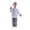 White, variant on Gunia Kids Toddler Baby Boy Outfit Chef With Hat Apron Role Play Dress Up Baking Cooking Class Party Clothes Set 8-10 Years