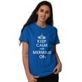 thumbnail image 3 of Keep Calm Mermaid On Beach Day Cute Women's Plus Size Graphic Tee Brisco Brands 4X, 3 of 5