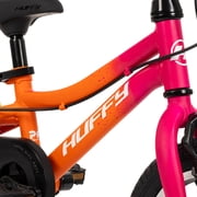 Huffy 12-Inch GRM Kids’ Bike, Multiple Ways to Learn: Balance Mode, Training Wheels & Standard Riding, Triple Brake System, Parent Assist Handle, Fits Riders 33–43 Tall, Ages 3-5, Fuchsia