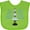 Apple Green, variant on Inktastic I'm Just Here for the Cake Funny Wedding Boys or Girls Baby Bib