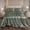 Evergreen, variant on Premium Satin Bedroom Sheet Set (4-Piece) Color:Black Size:Full