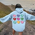 thumbnail image 2 of WILLBEST Sudadera con Capucha para Mujer, Estilo Casual, Ideal para El Día de San Valentín Sudadera Estampada con Capucha, Estilo Holgado XX-Grande, 2 of 4