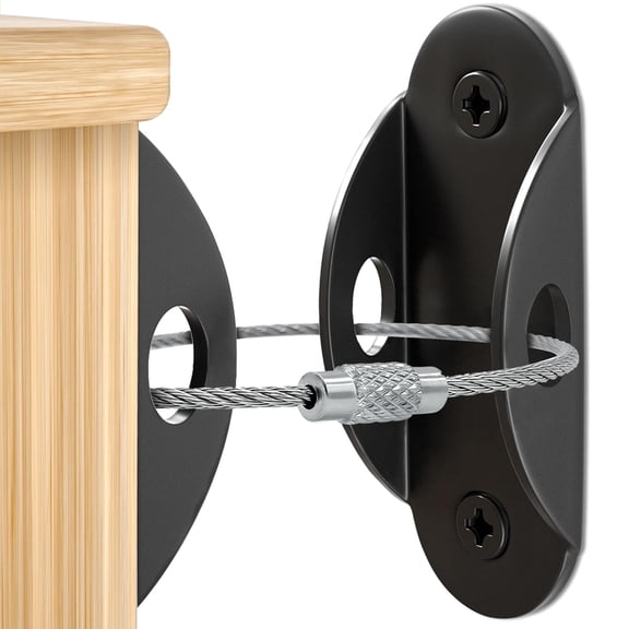 Furniture Anchors (6 Sets) Anti Tip Furniture Straps for Baby Proofing, 400lbs Tension Earthquake Resistant Metal Straps, Furniture Wall Anchor Prevent Baby Pet from Falling Furniture