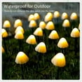 thumbnail image 4 of Rirool Mushroom Solar Lights, 8 Modes 12 LED Outdoor Waterproof Solar Garden Lights, Color Mushroom Solar Lights Landscape Pathway Lights, 4 of 8