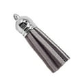 thumbnail image 1 of fastboy 28 Pieces Keychain Charms Creative Delicate Keyring Pendant Tassels Simple Handbag Decor Tassel Craft Decoration DIY Accessory Light grey, 1 of 4