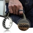 thumbnail image 3 of Moda Joyería Hombres Anillo Negro Retro Escala 925 Anillo de Plata para Hombres, 3 of 8