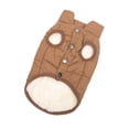 thumbnail image 1 of Ropa para perros pequeños, ropa cómoda, ropa ligera a la moda para clima frío, ropa de otoño, chaqueta de invierno, disfraz de mascota para cachorros Café Yinane Chaqueta de perros, 1 of 8
