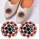 thumbnail image 5 of 2pcs colorful crystal glass drill buttons diy sewing jewelry crafts supplies clothes decor2pcs red, 5 of 5