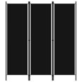 thumbnail image 1 of vidaXL 3-Panel Room Divider Black 150x180 cm, 1 of 4