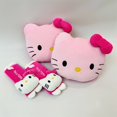 thumbnail image 1 of Sanrio-Funda de felpa para cinturón de seguridad de Hello Kitty, almohada para coche, Kuromi Melody Cinnamoroll, Pompón, Purin Littletwinstars, Gudetama Plushie Doll, 1 of 4
