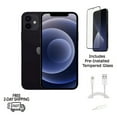 thumbnail image 1 of Paquete Apple iPhone 12 Mini (Desbloqueado) de 256 GB Negro (A2176) con Cristal Templado Preinstalado (Reacondicionado)., 1 of 7
