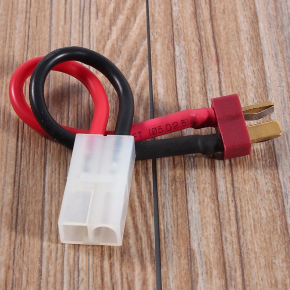 Agatige Deans Style T Plug Male Connector 14AWG Soft Silicone Wire Cable, Deans Cable Wire,14AWG Silicone Wire Cable