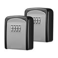 thumbnail image 1 of Key Safe Box Outdoor , Password Key Box Decoration Key Code Box Key Storage Lock Box Wall Mounted Password Box Outdoor Key Safe Lock Box Gray ,Strong Secure, 1 of 7