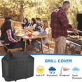 thumbnail image 5 of 58 inch BBQ Gas Grill Cover, Waterproof, Rip-Proof, Weather & UV Resistant, Fits Grills of Weber, 5 of 8