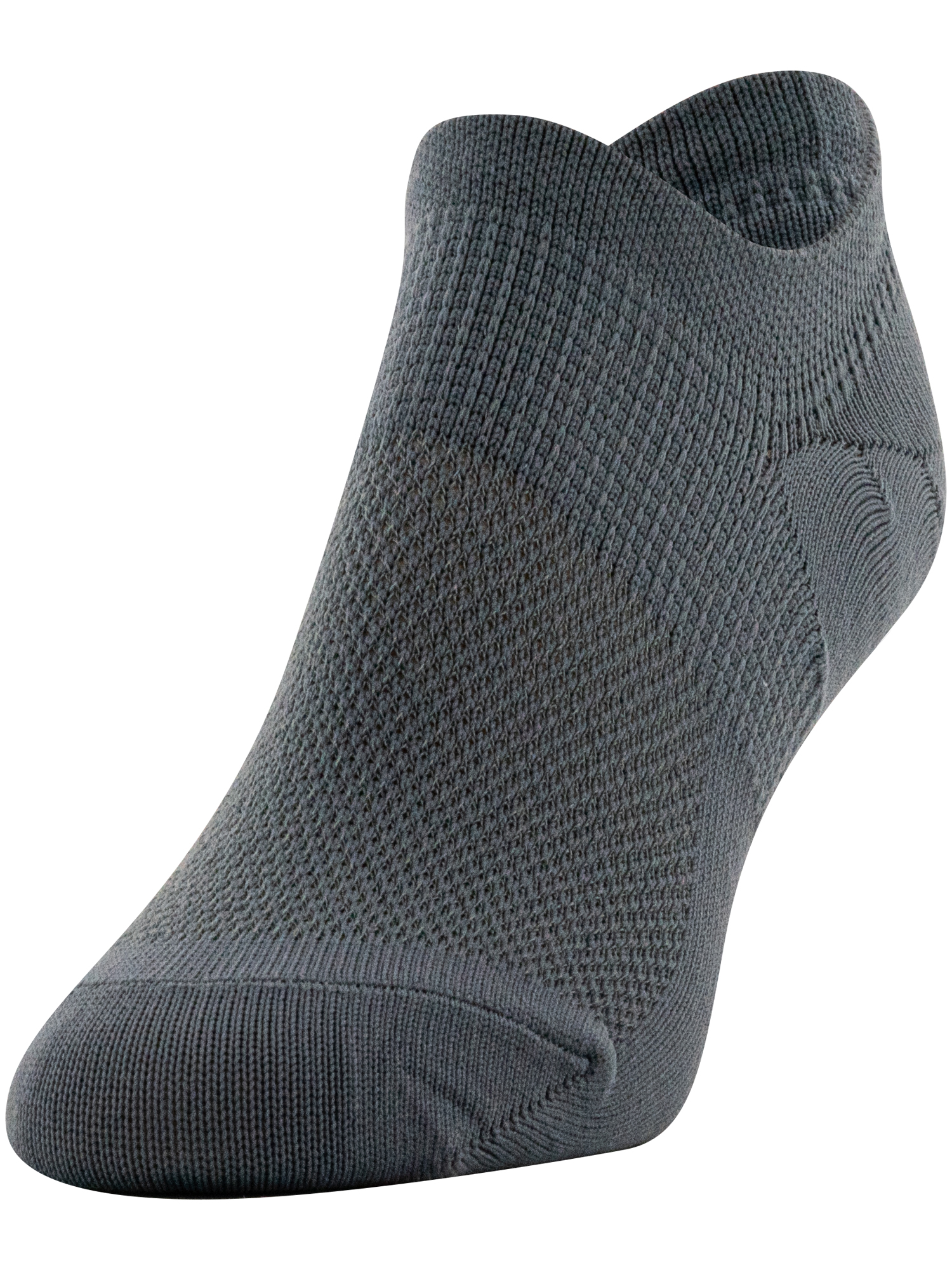 PEDS Women's All Day Active Nylon Invisible Socks Assorted, 6 Pairs, Sizes 5-10