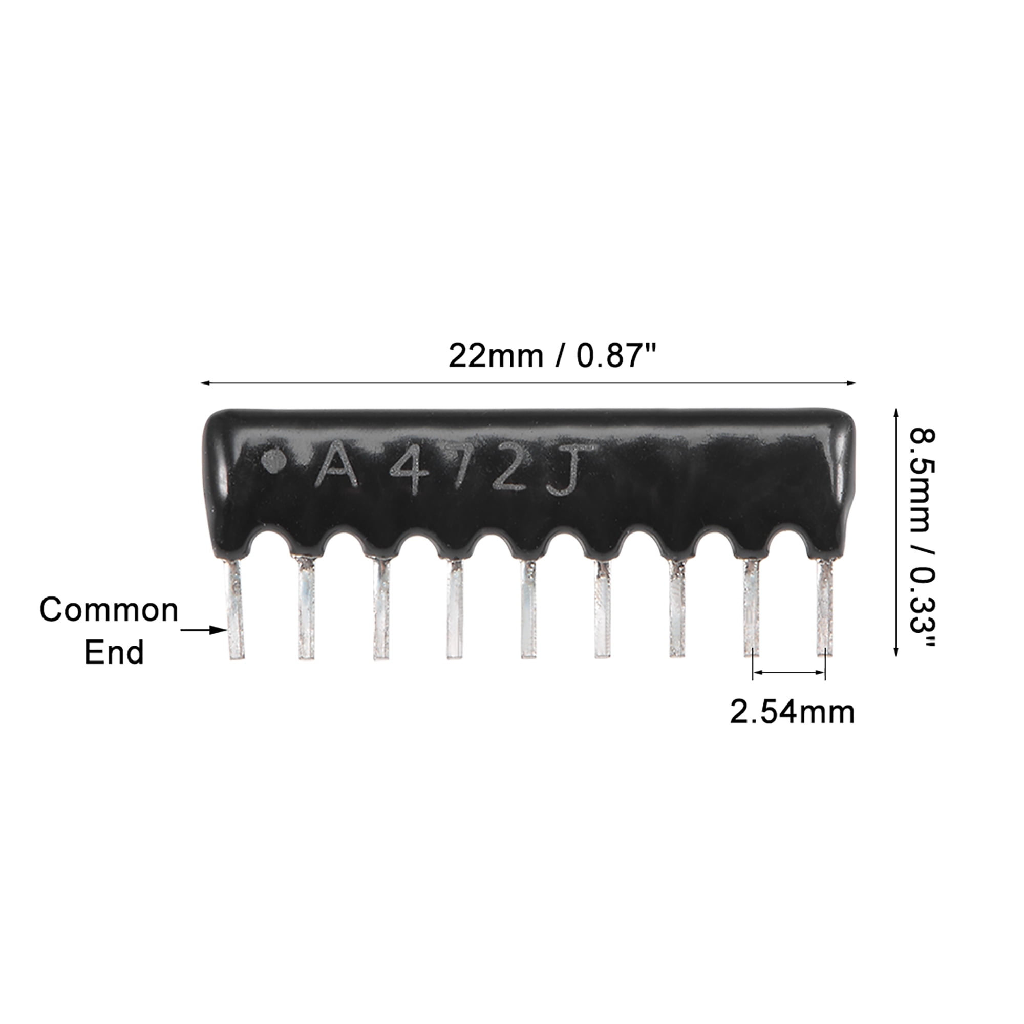 Resistor Networks & Arrays 100ohm 2% 4Pin Isolated 5 pieces Resistor Networks & Arrays 100ohm 2% 4Pin Isolated 5 pieces