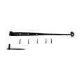 thumbnail image 4 of Renovators Supply Manufacturing Black Wrought Iron Lift Off Pintle Strap Hinge 16-1/4 in Reversible Pintle Bean Strap Gate and Door Hinges Hardware, 4 of 11