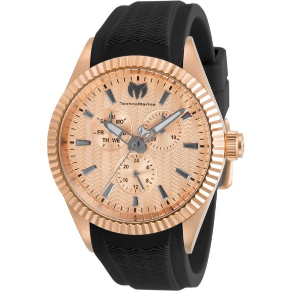 Technomarine Sea GMT Quartz Rose Gold Dial Men's Watch TM-719026