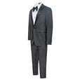thumbnail image 3 of Men’s Premium Modern Fit Charcoal Gray With Black Peak Lapel One Button Tuxedos, 3 of 7