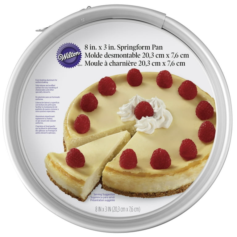Wilton Springform Pan, 9-Inch Round Aluminum Pan for Cheesecakes and Pizza
