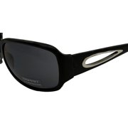 Esprit Womens Sunglass Black Rectangle Plastic, Smoke Gradient 19394 538