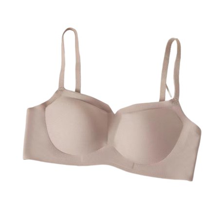 

HEVIRGO Women Bra Adjustable Straps Wire Free Seamless Solid Color Women Smoothing Thin Sport Brassiere Women Fitness Bra