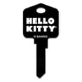 thumbnail image 6 of Hello Kitty Black House Key – Schlage SC1 – Licensed Decorative Key Blank, 6 of 6