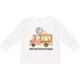 thumbnail image 3 of Inktastic Will Run for Ice Cream- Ice Cream Truck Boys or Girls Long Sleeve Toddler T-Shirt, 3 of 5