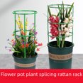 thumbnail image 4 of Soporte de flores empalmable, soporte de anillo, varilla de soporte para plantas de interior, estante para flores, estante para trepar ramas de balcón, 4 of 4