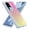 Gold/Pink, variant on Rosebono Compatible With OPPO Reno 10 / Reno 10 Pro Case, Hybrid Glitter Sparkle Transparent Colorful Gradient TPU Skin Cover Protection Case (Pink/Teal)