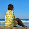 thumbnail image 5 of Beach Towel 31" x 51", for Softball Yellow Bath Towels, Effective, Absorbent and Quick Dry Beach Towel, Washer Safe Towel, Eco-Friendly for Adults, 5 of 13