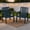 Blue, variant on EliteEdge Set of 2 23.9" Wide HDPE Patio Dining Chairs, 650LBS Capacity All-Weather Armchairs with Slatted Seat, Heavy Duty Modern for Garden, Poolside, Deck,Black