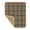 A001- Beige, variant on Women's Plaid Poncho Wrap with Wool Lining and Button Closure, Oversized Checkered Blanket for Reading, Black
