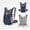 Dark Blue, variant on Reflective Safety Running Backpack, Portable Water‑Repellent Daypack for Students Teenagers and Outdoor Enthusiasts Sky Blue A