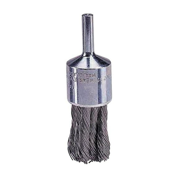 Weiler Knot Wire End Brush,Stainless Steel 90194
