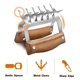 thumbnail image 3 of RV 2 uds Tenedor de barbacoa alambre garra de oso tirar carne alambre Manual Clip para carne Tenedor de barbacoa utensilios de cocina accesorios de barbacoa, 3 of 5