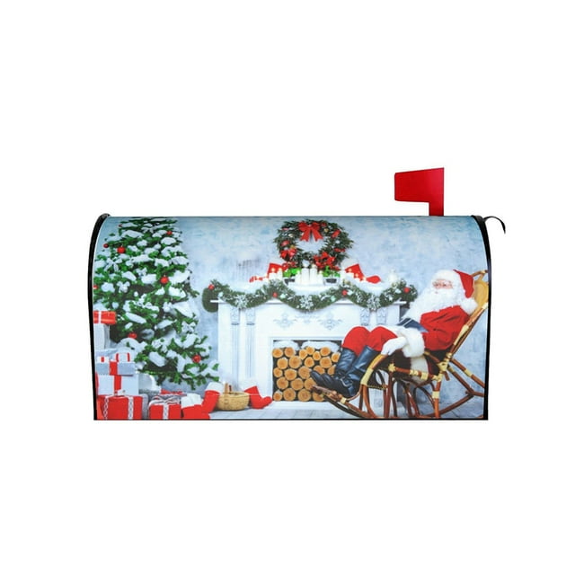 Justharion EASY TO ASSEMBLE Box Cover For Mail Box Durable Oxford 2118in Size Cloth Harvest Mailbox Cover YTYH2309063 1Set