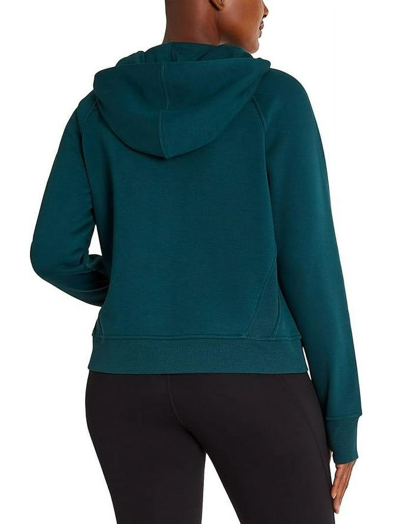 Danskin Ladies' Half Zip Hoodie-Medium - Walmart.com
