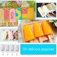 2pcs 4 compartments silicone ice cream mold (small),cake mold,ice mold