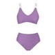thumbnail image 5 of Traje de baño para mujer, moda para mujer, traje de baño sólido sin mangas, push-up, acolchado, traje de baño, ropa de playa, trajes de baño para mujer, 5 of 6