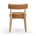 thumbnail image 5 of Nikita Saddle Brown Performance Vegan Leather Dining Chair, 5 of 6