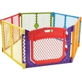 thumbnail image 1 of North States Superyard Colorplay Ultimate Freestanding 6 Panel Playpen Multi-Color North States Para Jardín Multicolor, 1 of 1
