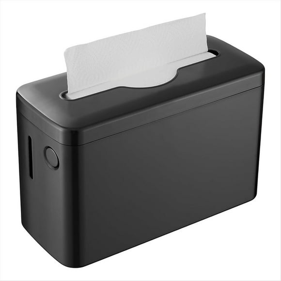 de Mostrador, Dispensador de Toallas de Mano para Baño, Dispensador Comercial de Toallas de Papel Plegables, Color Negro.