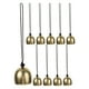 thumbnail image 1 of GOOHOCHY Campanas pequeñas de latón - 10 piezas de campanas de viento para puerta, adornos de campana de cobre, campana de metal, decoración para entrar al dormitorio o al balcón., 1 of 8
