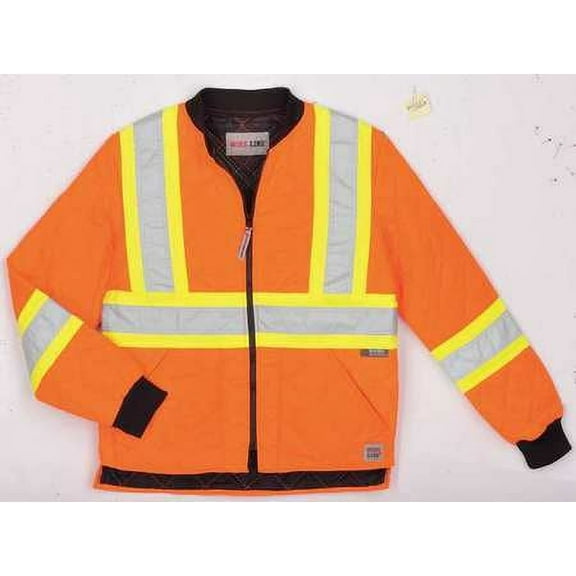 WORK KING S43211 Fluorescent Orange Polyester Jacket size S