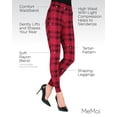 thumbnail image 3 of SlimMe Women's Gaban Tartan Shaping Leggings - Womens - Female, 3 of 7
