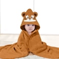 thumbnail image 5 of AOMPMSDX Baby Hooded Bath Towel Cartoon Bathrobe Baby Soft Coral Towel For Boy Girl Shower, 5 of 5