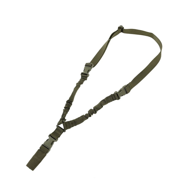 Correa de hombro de la cámara de liberación rápida de un solo punto Correa de hombro ajustable de caza, verde militar Speravity OD000592-02